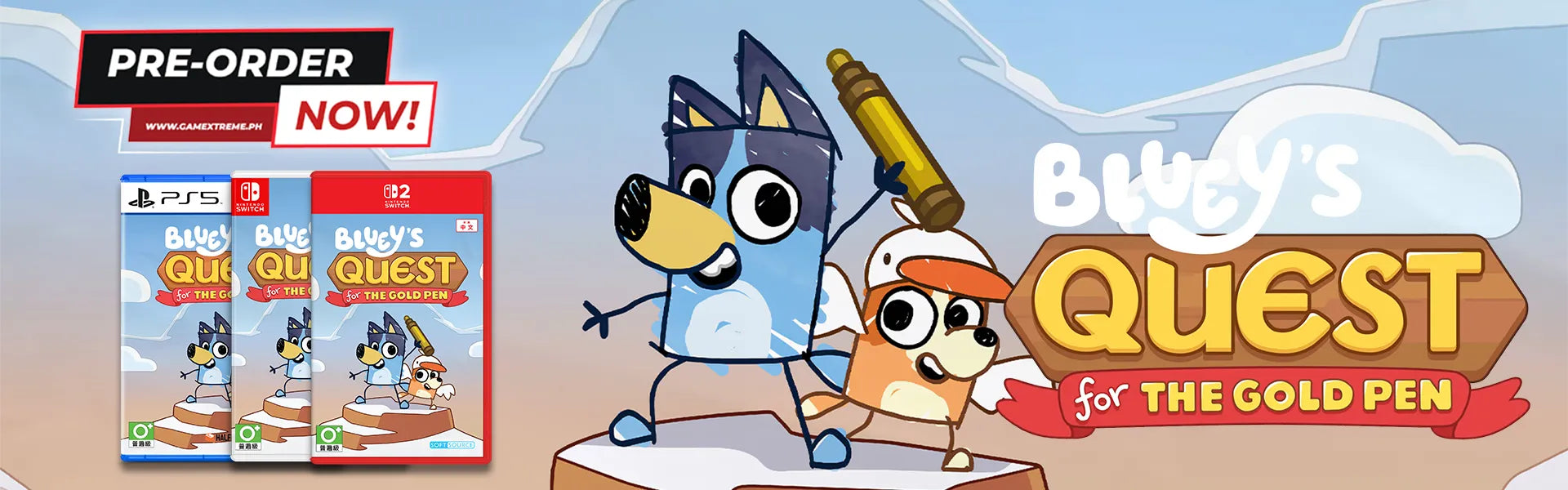 Bluey's Quest For The Gold Pen