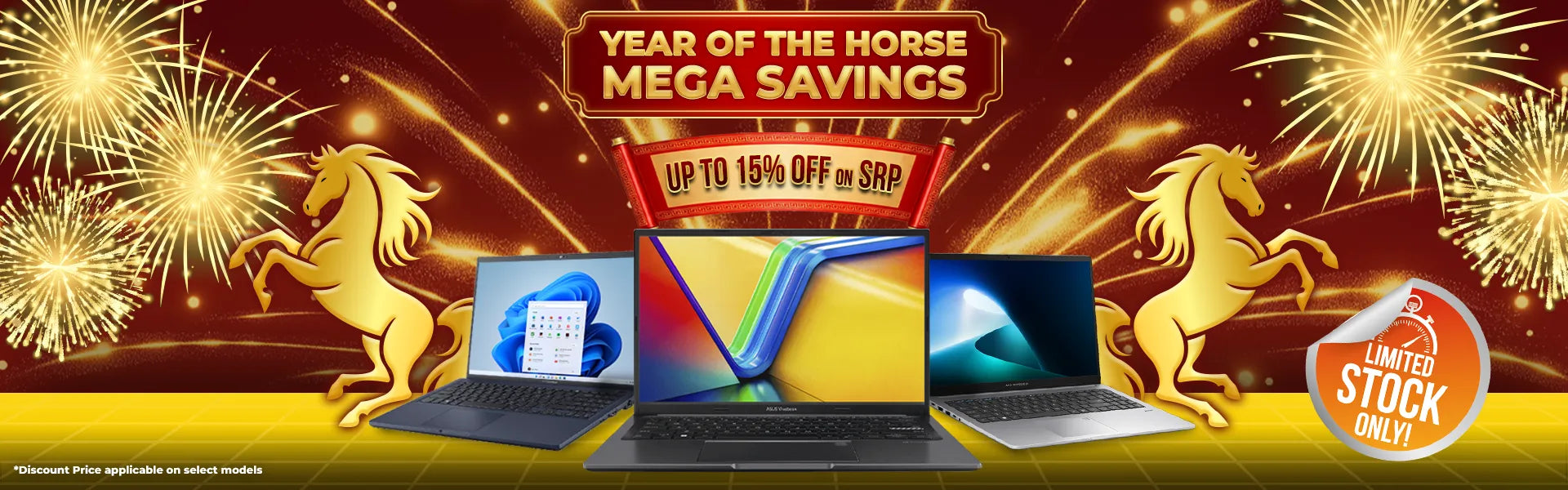 YEAR OF THE HORSE MEGA SAVINGS LAPTOPS