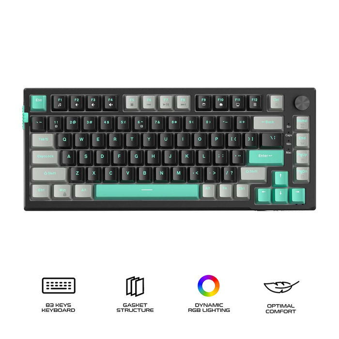 Magegee Sky81 83-key 75% layout Wired Mechanical Keyboard