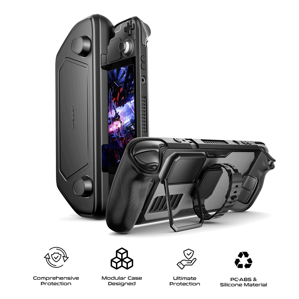 JSAUX Modular Case for Steam Deck with Detachable Front Shell - PC0104