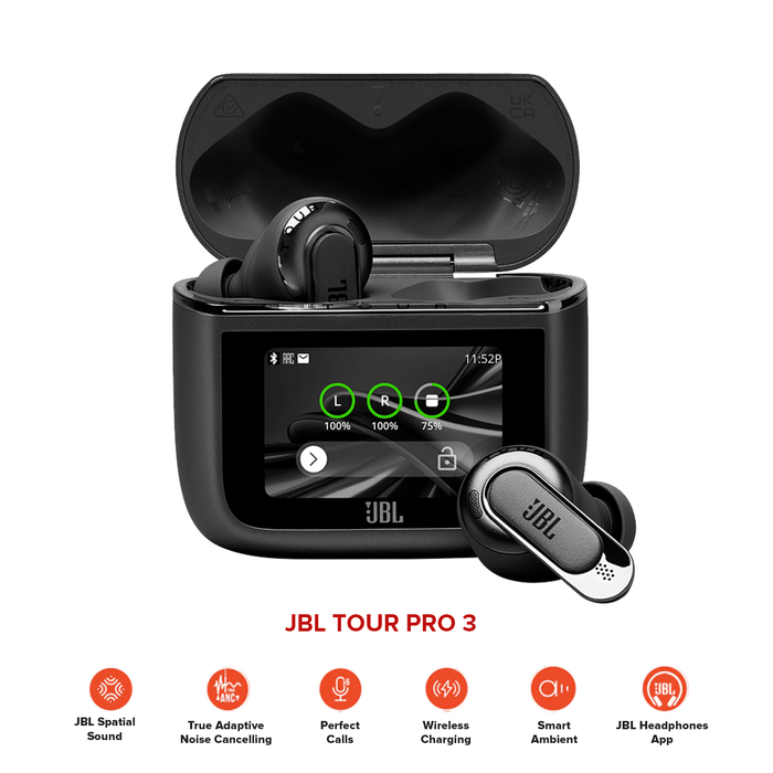 JBL Tour Pro True Wireless Noise Cancelling Earbuds