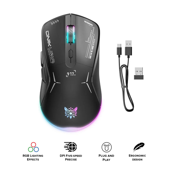 ONIKUMA CW917 (Wired+2.4G) Gaming Mouse