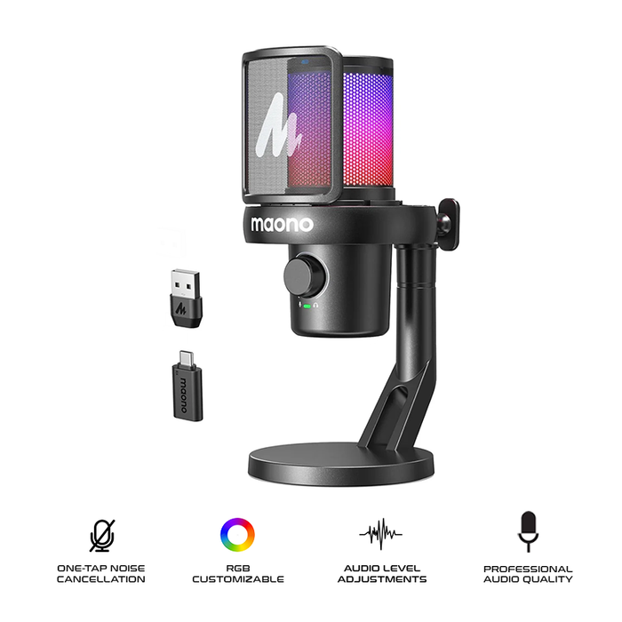 Maono DM40 Pro Wireless Condenser Microphone