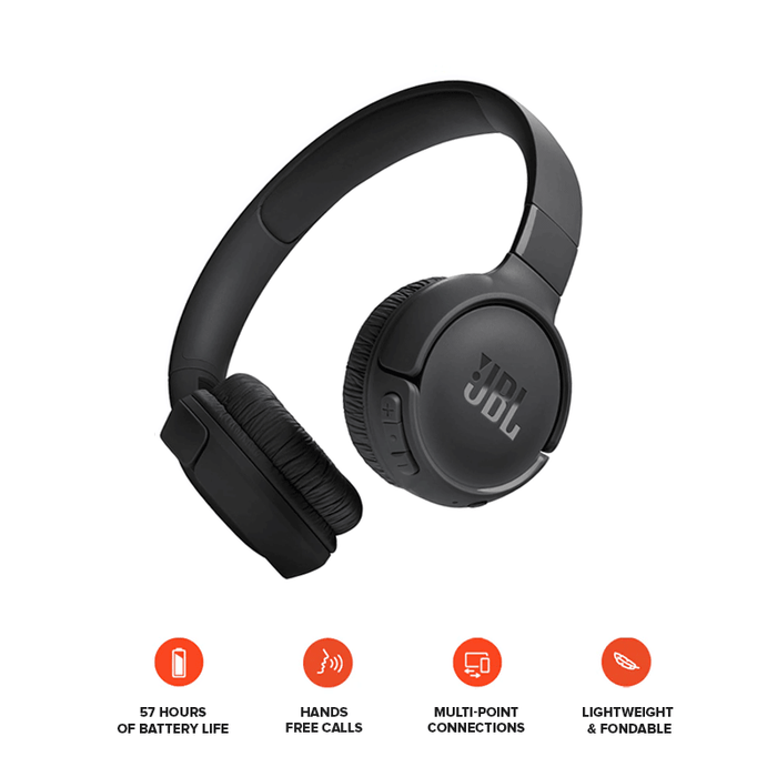 JBL Tune 520BT Wireless On-Ear Headphones