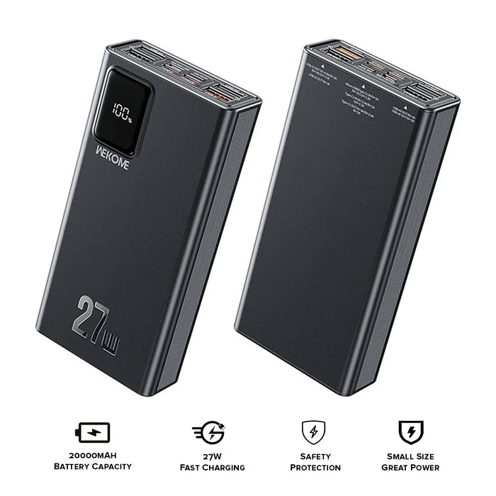 WEKOME High-Power Powerbank 27W (20000mAh) WP-93