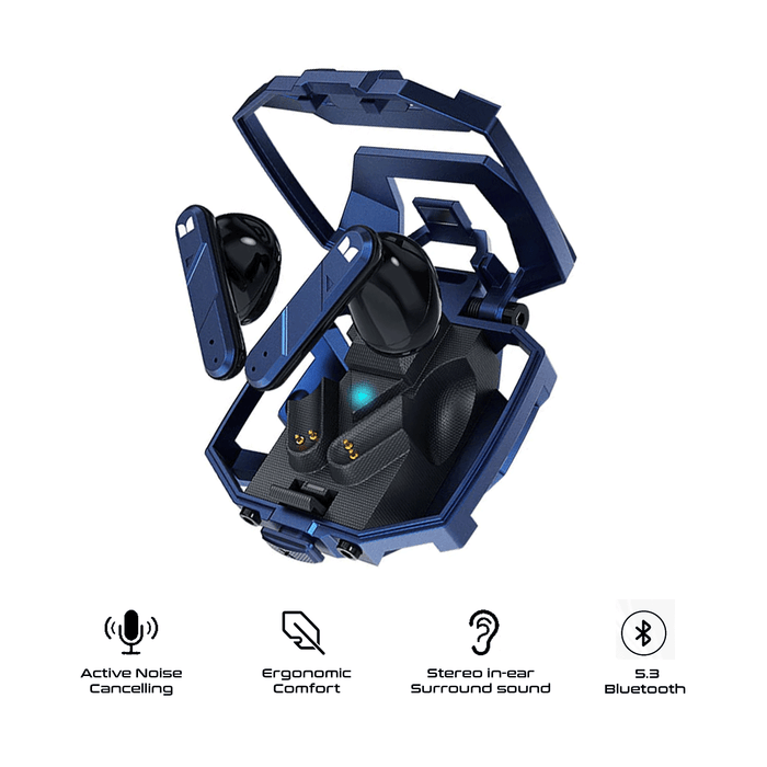 Monster XKT09 Wireless Bluetooth 5.2 Gaming Earphones Surround Sound with Mic