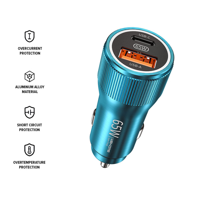 WEKOME Car Charger (A+C) 65W Max - WP-C31