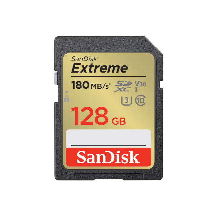 SanDisk Extreme SDSDXVA SDXC UHS-1 Card 180MBs 128GB