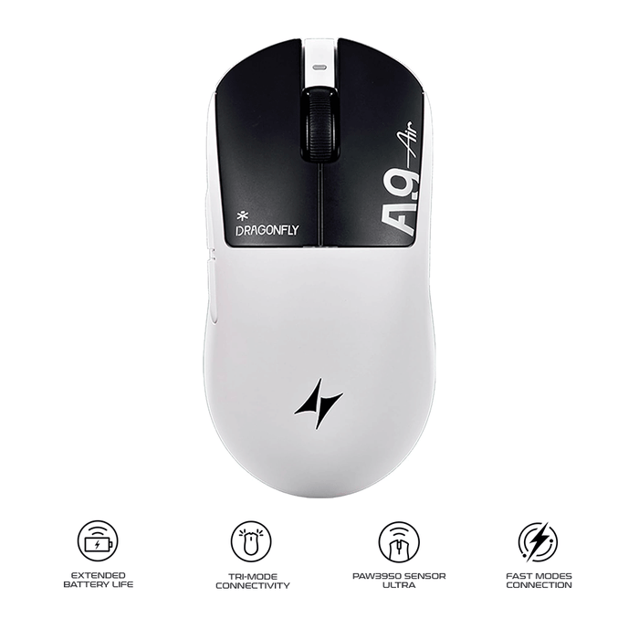 ATK A9 Air Dual Mode Wireless Gaming Mouse