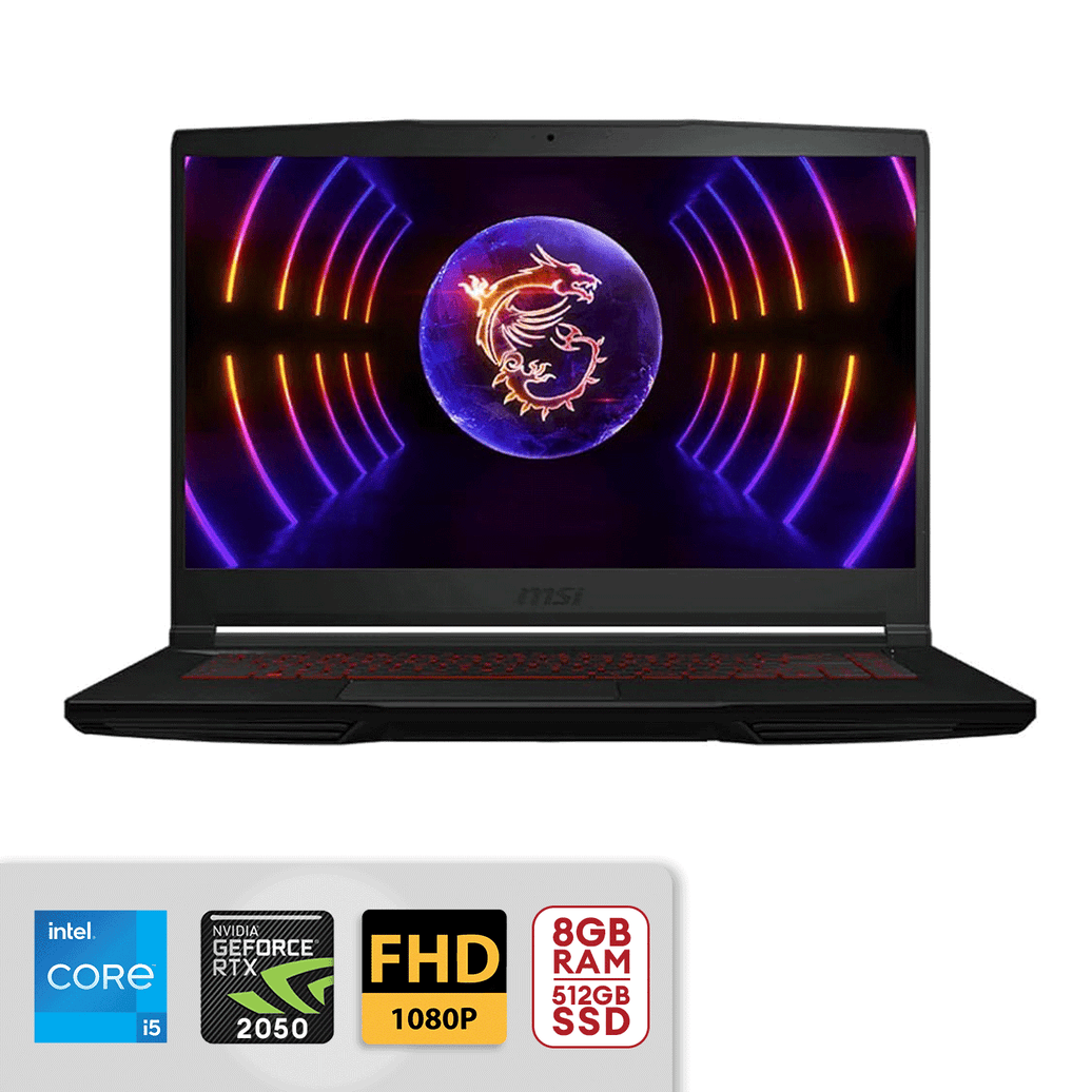 MSI THIN 15 B13UCX-2058PH i5-13420H 15.6" IPS FHD 8GB/512GB RTX 2050 Win11