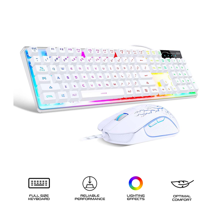 Magegee K1 Wired Membrane Keyboard & Mouse Combo RGB