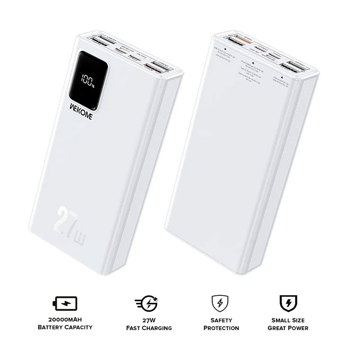 WEKOME High-Power Powerbank 27W (20000mAh) WP-93