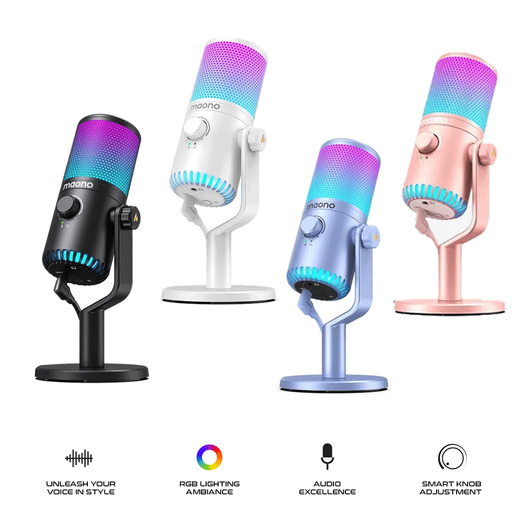 Maono DM30 RGB USB Condenser Microphone