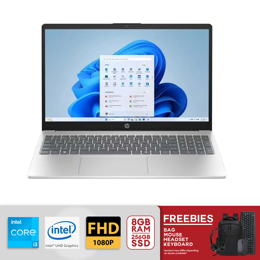HP 15.6" HD Touch-Screen Intel Core i3-1315U 8GB / 256GB SSD Intel UHD Graphics 15-fd0123dx Win 11 Natural Silver