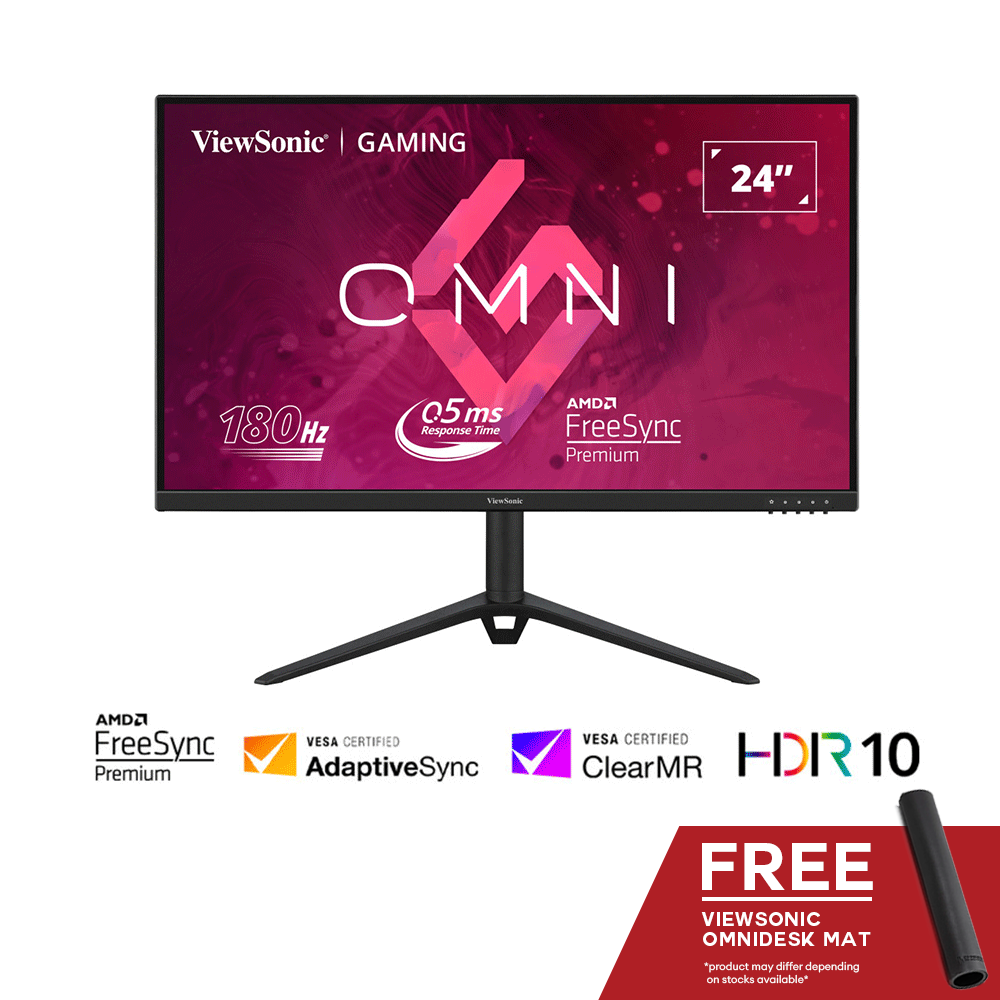 Viewsonic VX2428J 24 FHD IPS 180hz Gaming Monitor