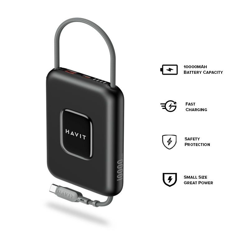 Havit PB32 Mobile Series Power Bank with Cable