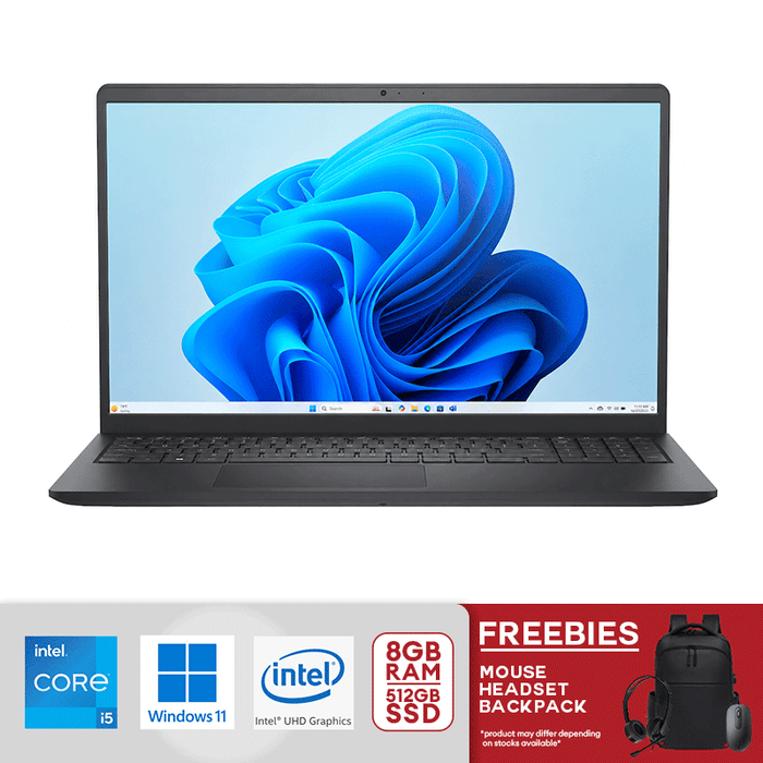 Dell 15.6" 2K Touchscreen Intel Core i5 1334U 8GB DDR5 RAM / 512GB SSD Intel UHD Graphics Win 11 Carbon Black LDC15250-5434BLK-PUS