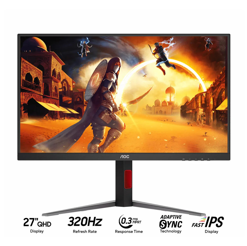 AOC Q27G4S 27" QHD (2560x1440) 300Hz 0.3ms MPRT Fast IPS Gaming Monitor