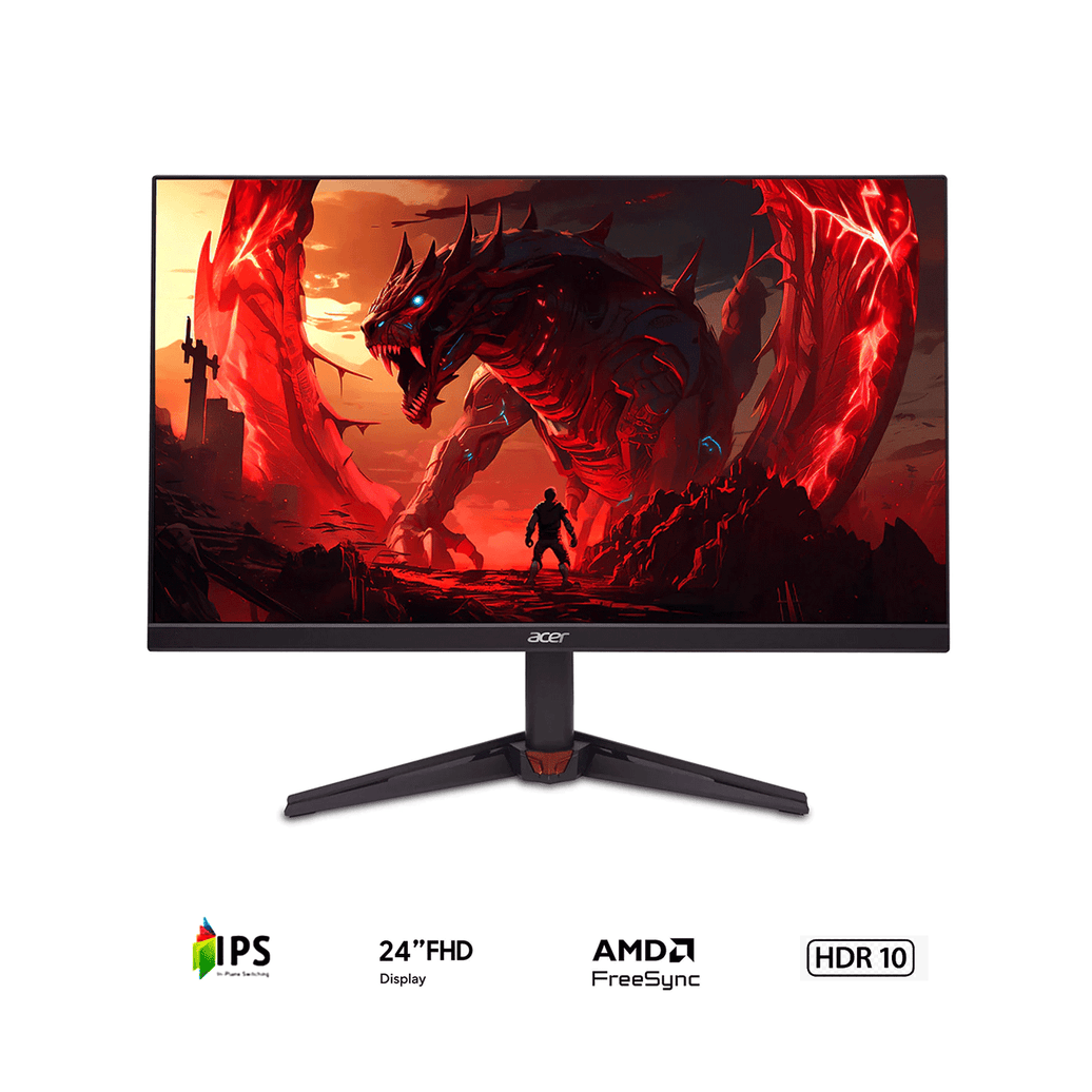 Acer Nitro VGO VG240Y X1BMIIPX 24" FHD (1920X1080) IPS 200Hz 0.5Ms HDR10 Gaming Monitor