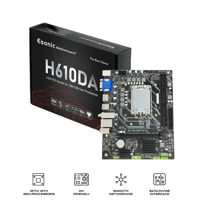 Esonic H610DA1 Intel DDR4 Motherboard
