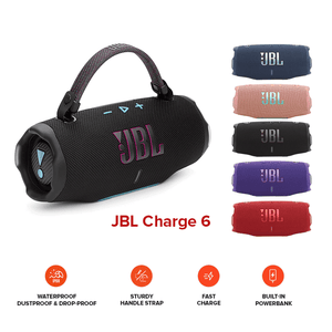 JBL Charge 6 Portable Waterproof and Drop-Proof Bluetooth Speaker
