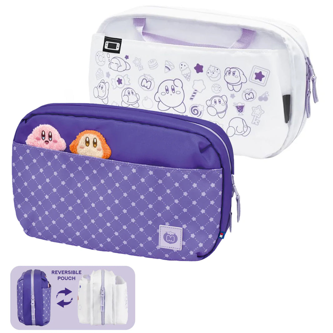 Hori Reversible Travel Pouch Kirby & Waddle Dee for Nintendo Switch 2 NSX-028A