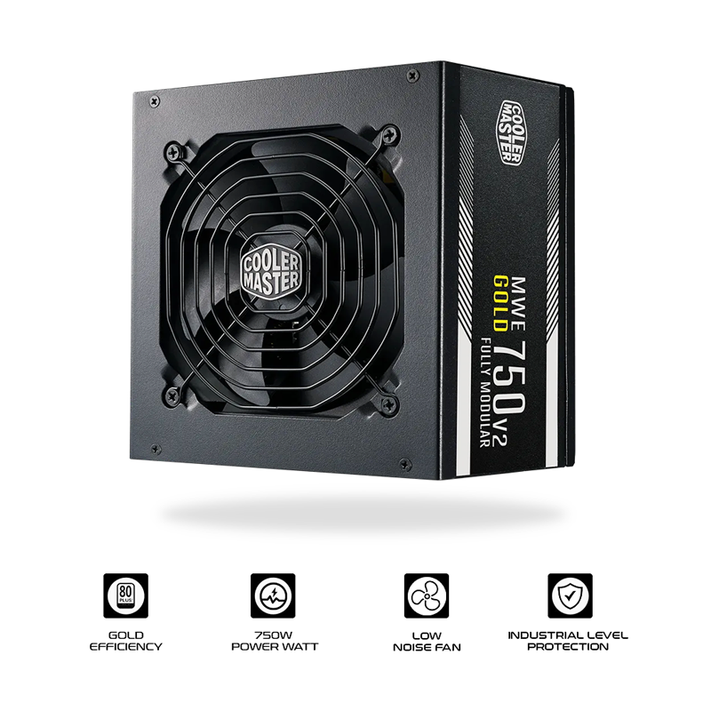 Cooler Master 750W MWE 80+ Gold ATX Full Modular MPE-7501-AFAAG-3EU2 PSU