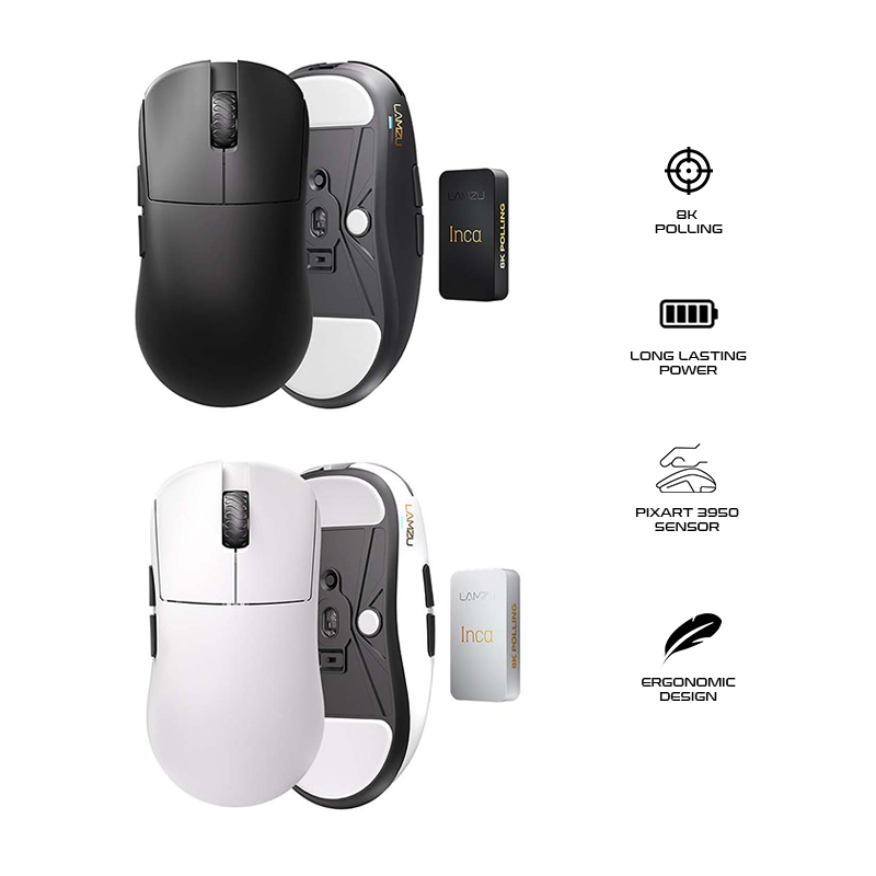 Lamzu INCA Superlight Dual Mode Wireless Gaming Mouse