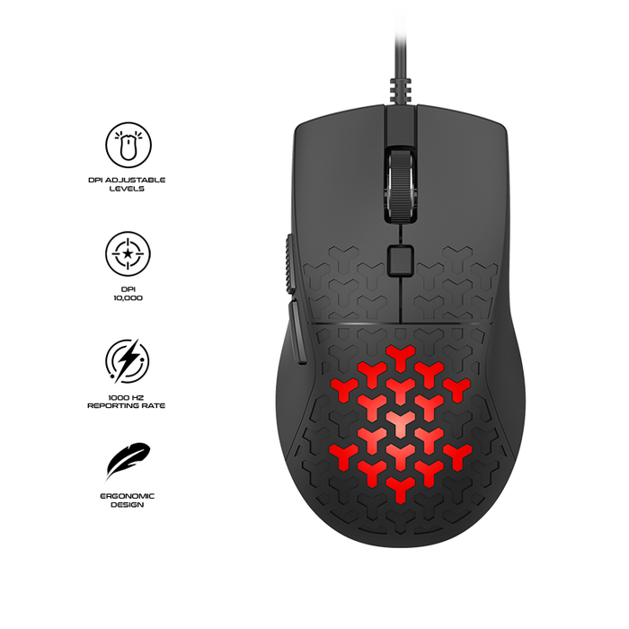 Redragon Avalon Wired Gaming Mouse Black (M621)