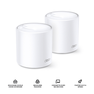 TP-Link AX1800 Whole Home Mesh Wi-Fi 6 System (White) Deco X20 (2-Pack)