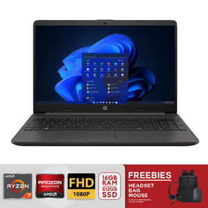 HP 15.6" 255 G10 Laptop AMD Ryzen 7 16/512gb SSD Win 11 - Dark Ash Silver