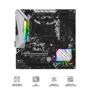 ASRock B450M Steel Legend micro-ATX AM4 DDR4 Motherboard