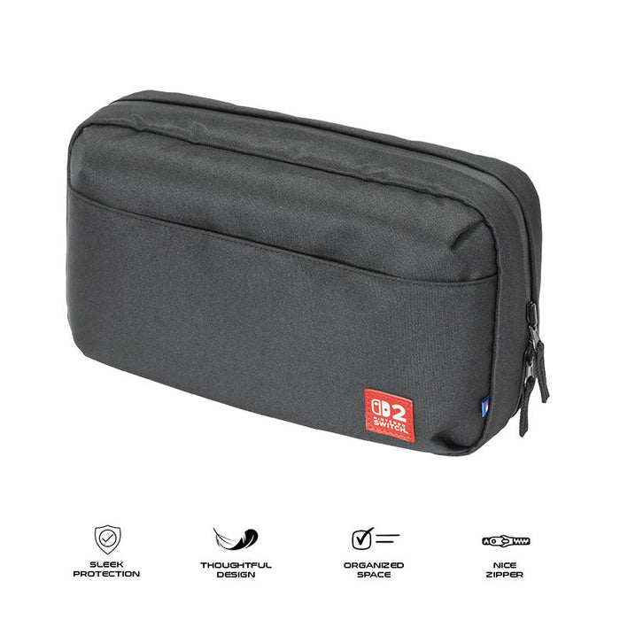 HORI Reversable Travel Pouch For Nintendo Switch 2 (Black) NSX-026A