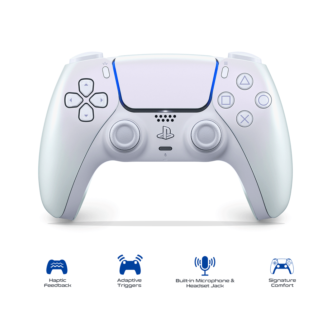Sony PlayStation 5 Dualsense Wireless Controller CFI-ZCT1G Pearl ASI