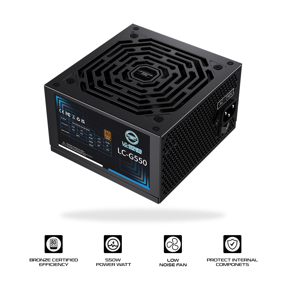 Lovingcool LC-G550 80+Bronze 550W PSU (Bulk)