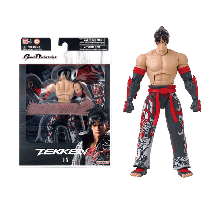 Tekken Jin Kazama Action Figure by BANDAI Game Dimensions