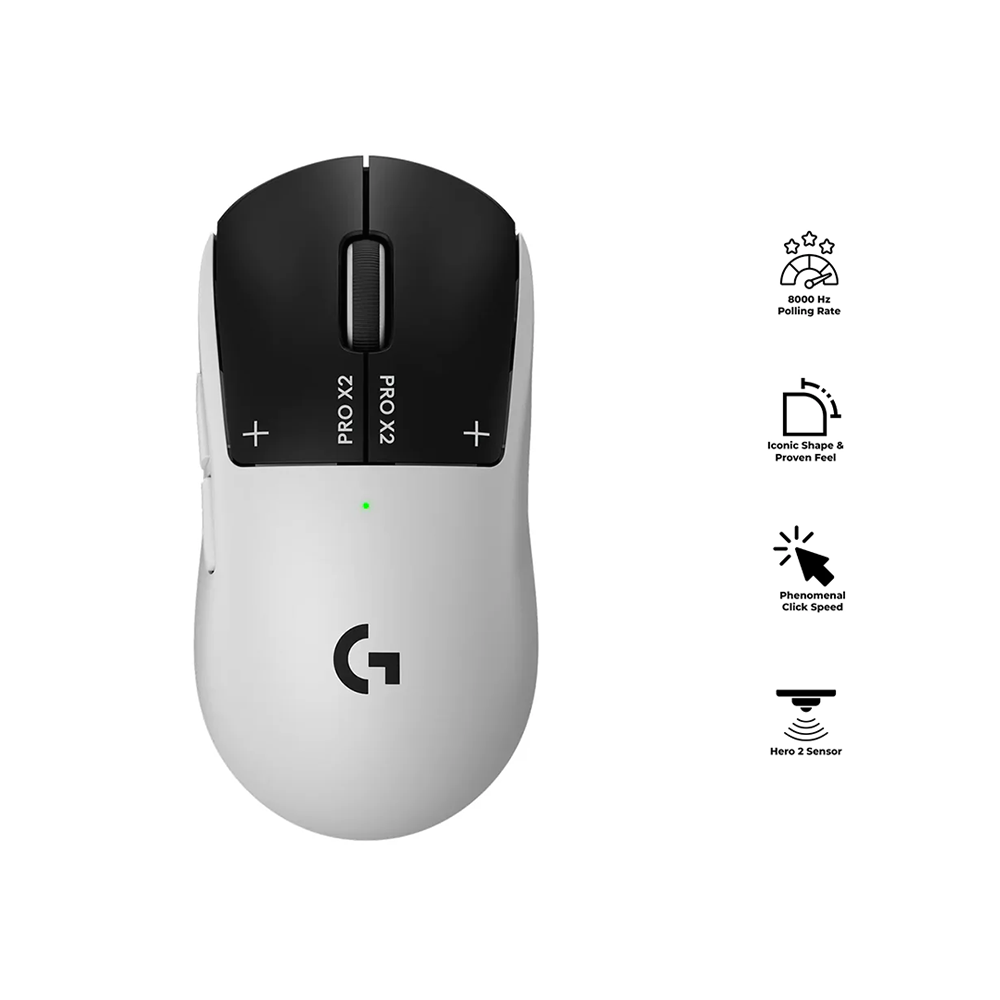 Logitech PRO X2 Superstrike Lightspeed Wireless Gaming Mouse
