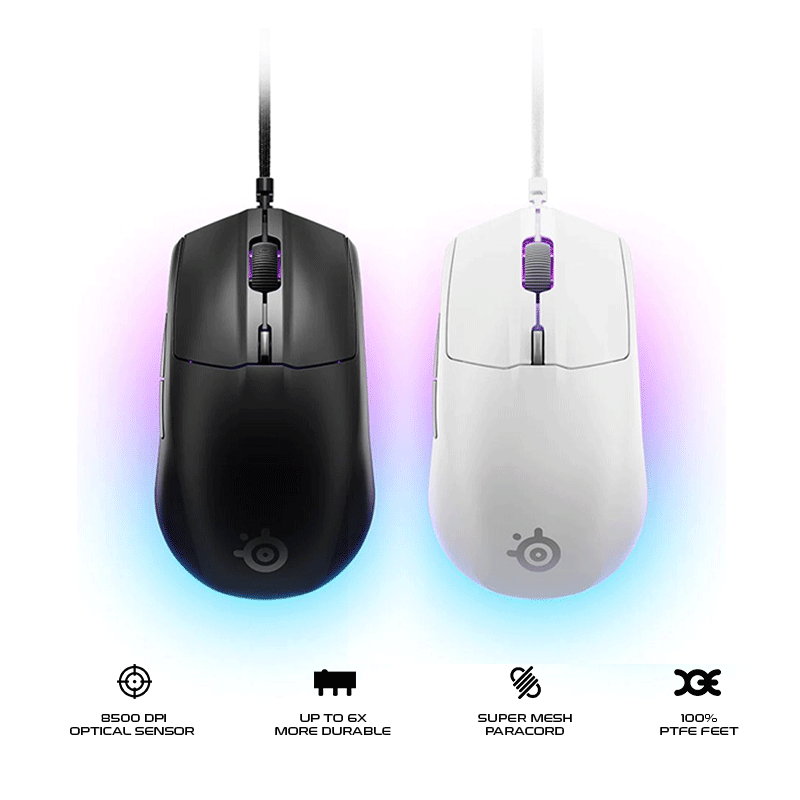 SteelSeries Rival 3 Gen 2 Lightweight Gaming Mouse