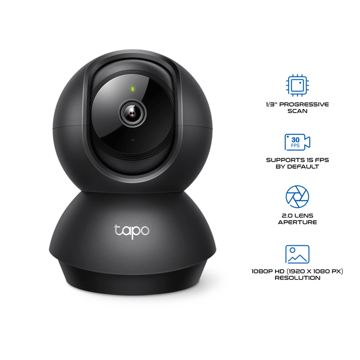 TP-Link Tapo C201 1080p FHD Pan/Tilt Home Security Wi-Fi Camera