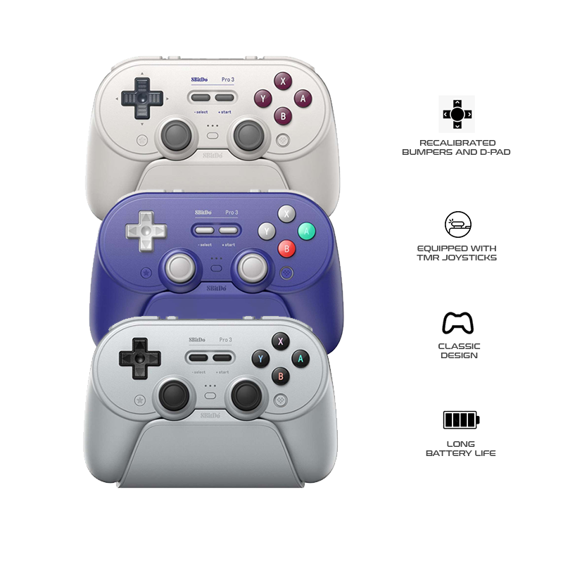 8Bitdo Pro 3 Bluetooth Gamepad for Windows/Android/Nintendo Switch