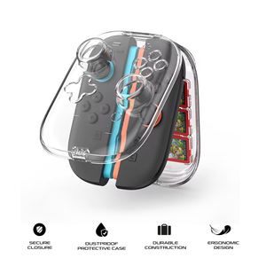 JYS-NS2311 Crystal Case For Joy-Con Controller And Game Card Storage