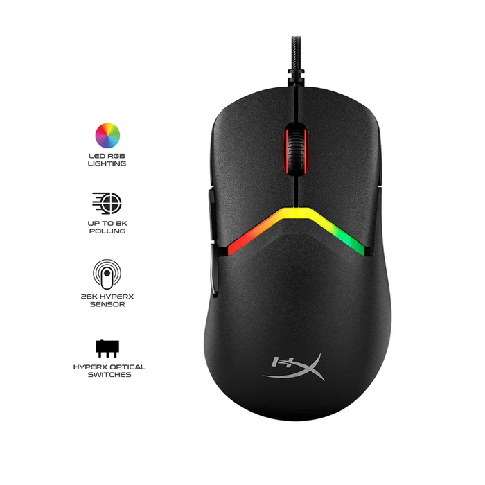 HyperX Pulsefire Saga Wired Gaming Mouse A2PB3AA Black