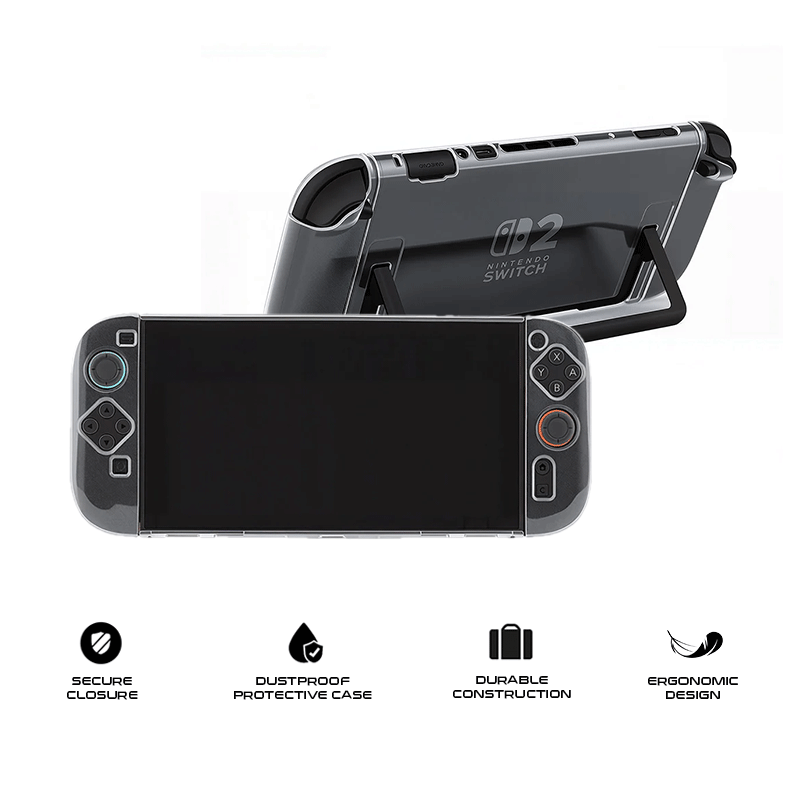 Dobe Crystal Case for Nintendo Switch 2 + Joy-Con Covers TNS-51111