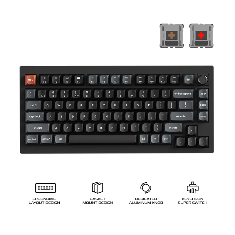 Keychron V1 Ultra 8K Wireless Custom Mechanical Keyboard