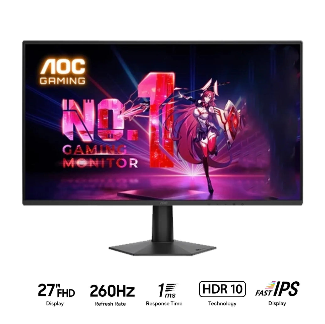 AOC 27G50Z 27"FHD (1920x1040) 260Hz IPS Gaming Monitor