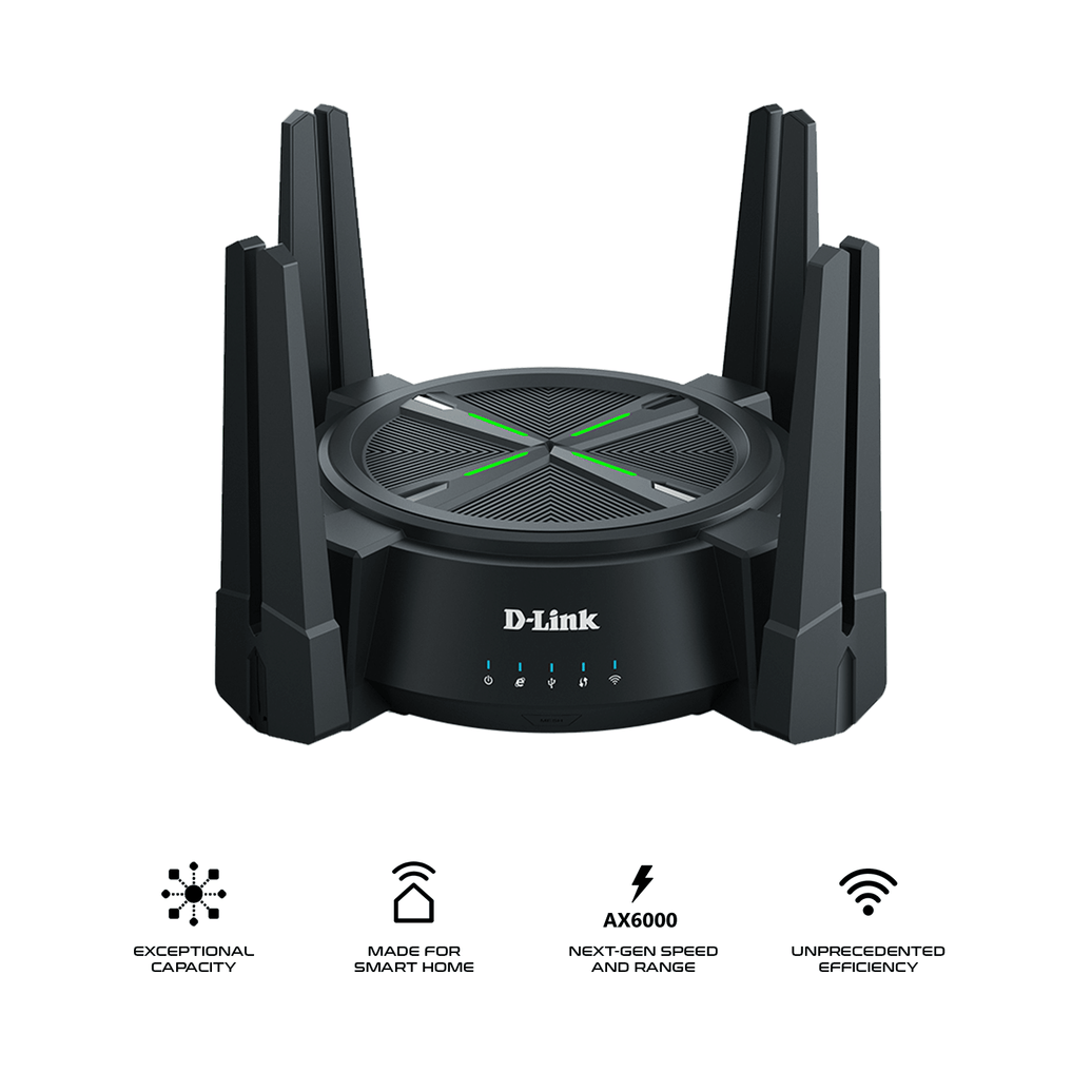 D-Link DIR-X6080Z AX6000 Multi Gigabit Wifi 6 Wireless Router