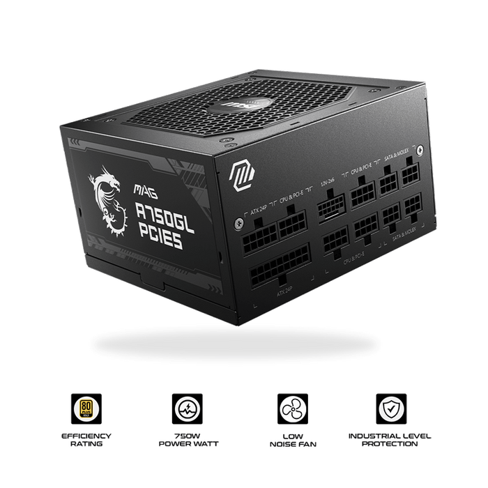MSI MAG A750GL Gold Full Modular 750W PSU