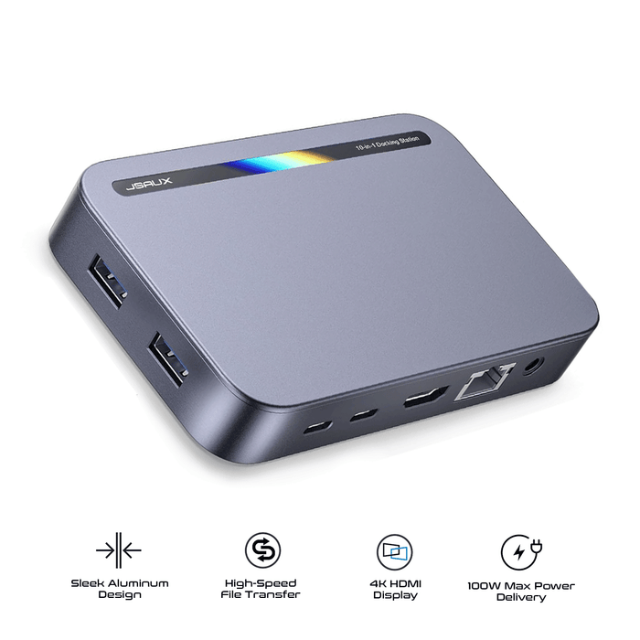 JSAUX USB-C 10 in 1 Docking Station - MP03L