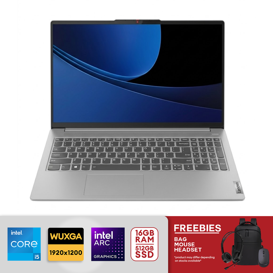 Lenovo IdeaPad Slim 5 16IMH9 WUXGA 16” Intel Core Ultra 5 125H 16GB LPDDR5x RAM 512GB NVMe SSD Intel Arc Graphics FreeDOS Cloud Grey