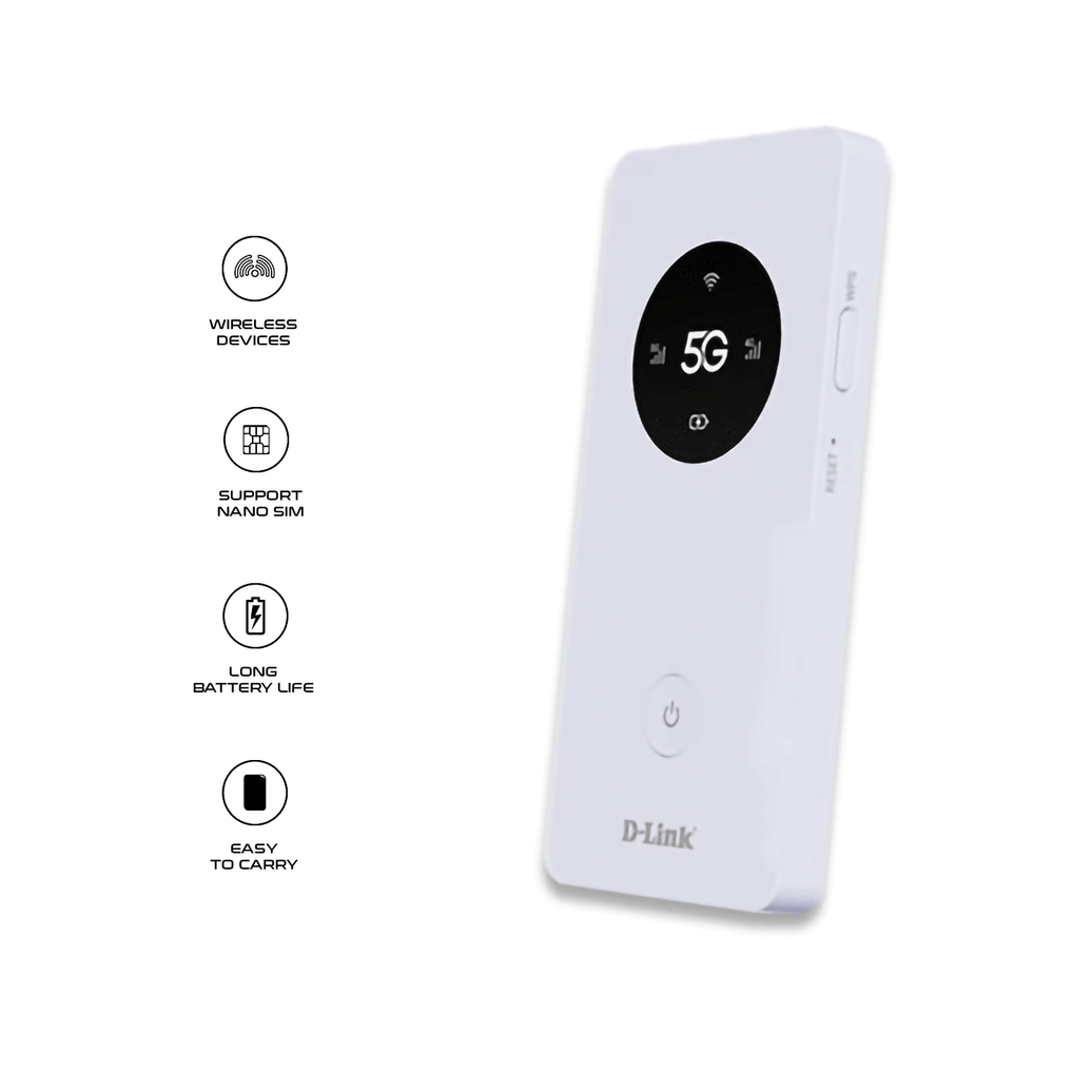 D-Link DWR-U2000 Wifi 5 5G MiFi Mobile Router